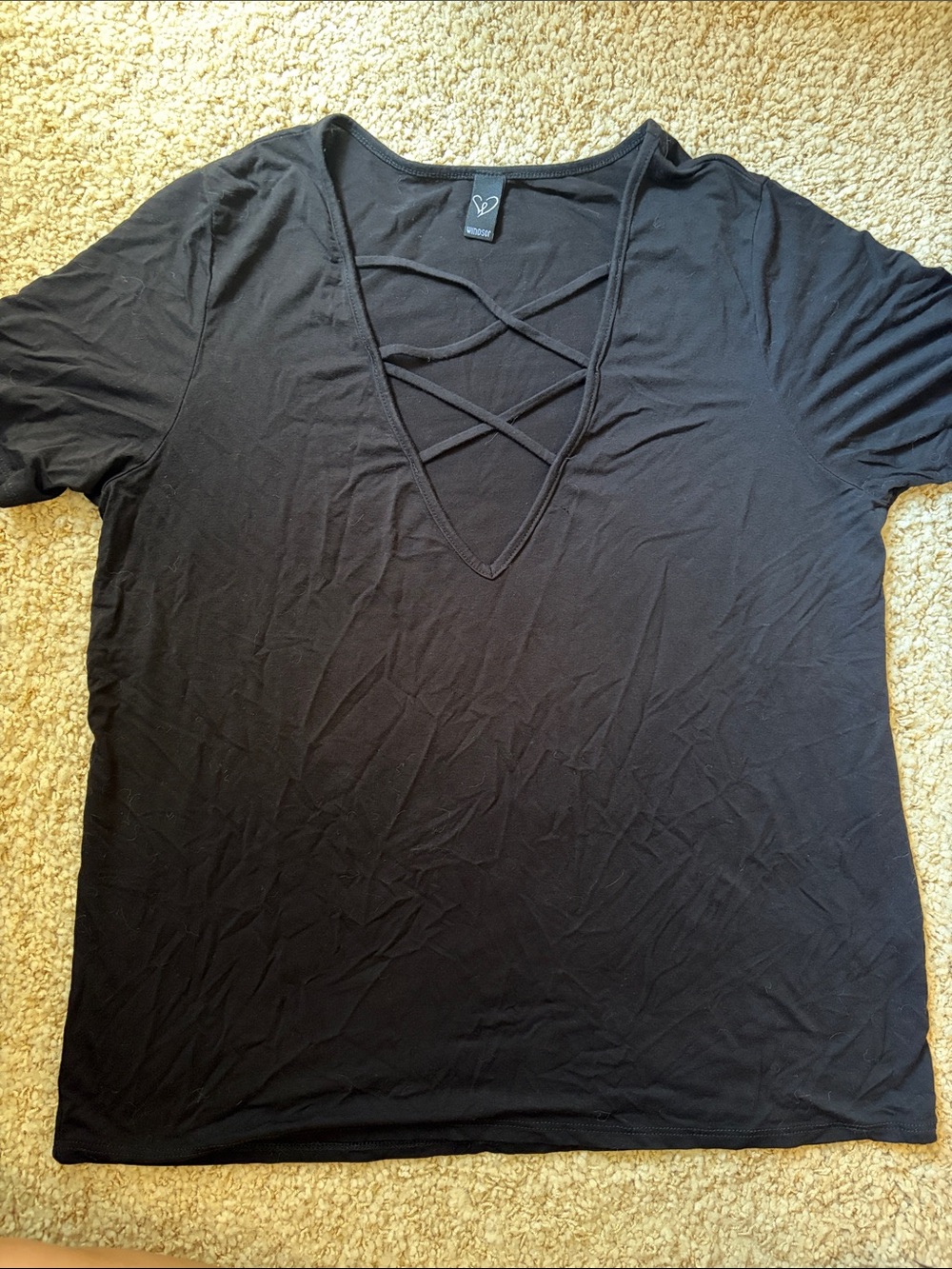 2/$10 Windsor Black Shirt